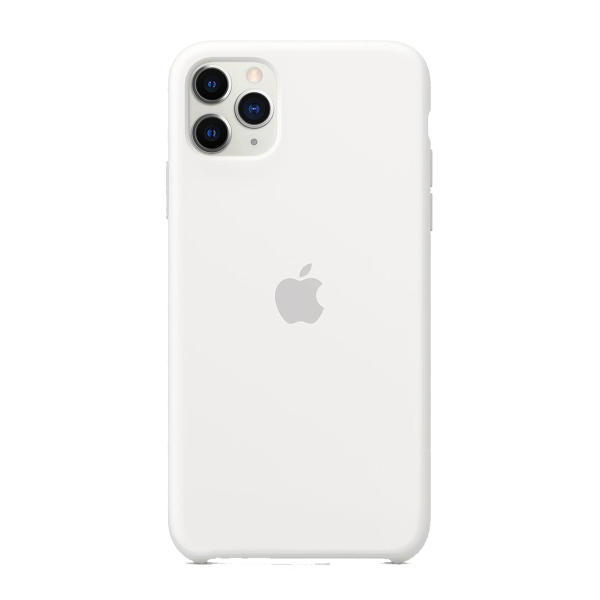 iPhone 11 Pro Max Siliconen Case - Blanc