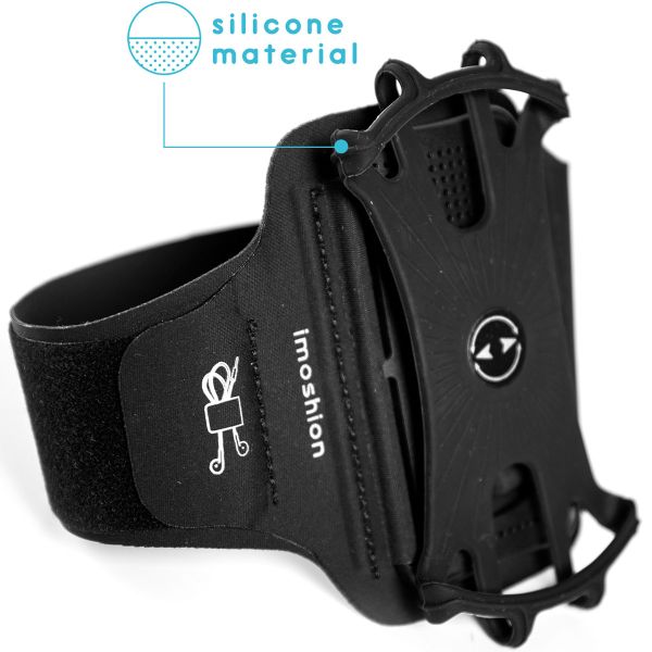 iMoshion Silicon Grip Sportarmband - Zwart