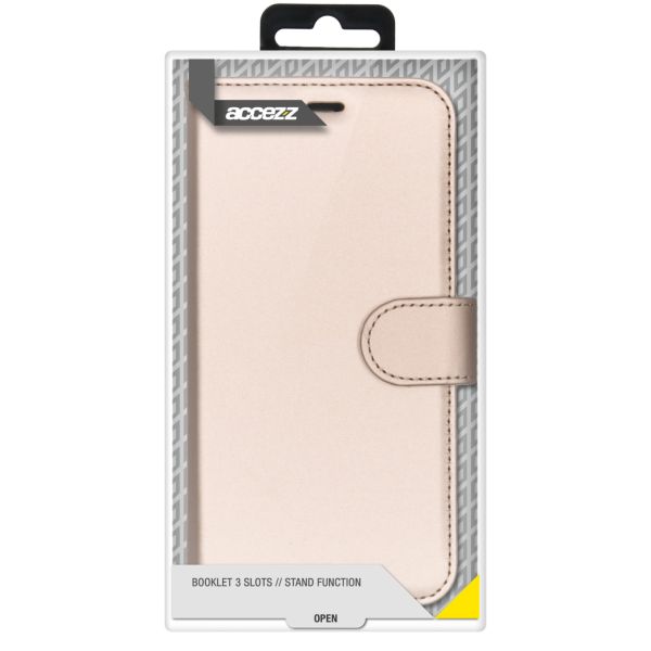 Accezz Wallet Softcase Bookcase Samsung Galaxy S22 Ultra - Goud / Gold