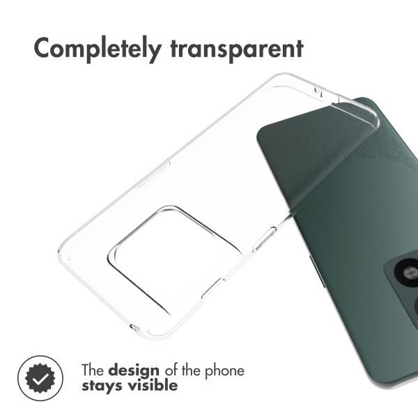 Accezz Clear Backcover OnePlus 10 Pro - Transparant / Transparent