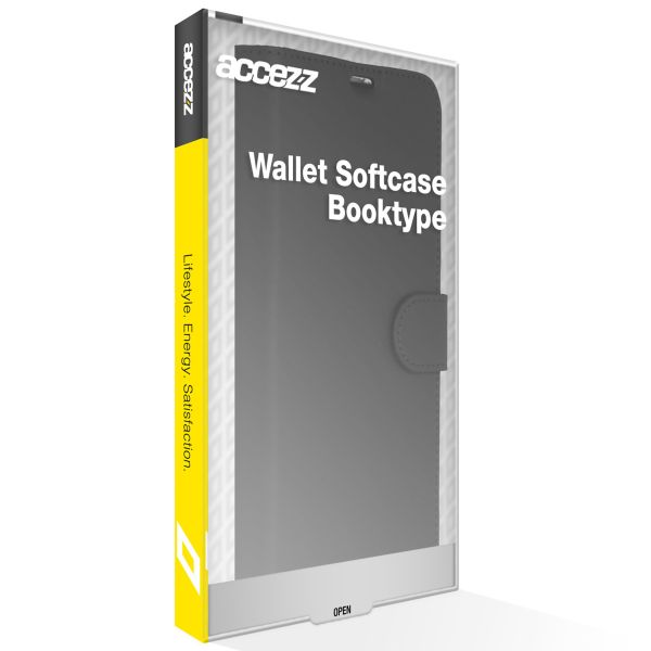 Accezz Wallet Softcase Bookcase Motorola Moto G04 / G24 - Zwart / Schwarz / Black
