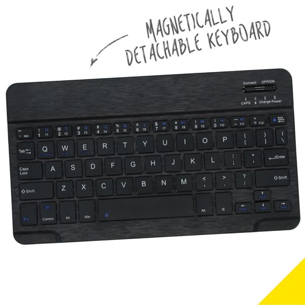 Accezz QWERTY Bluetooth Keyboard Bookcase Galaxy Tab A 10.1 (2019)