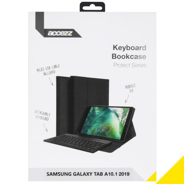 Accezz QWERTY Bluetooth Keyboard Bookcase Galaxy Tab A 10.1 (2019)