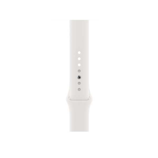 Apple Watch Series 6 | 40mm | Aluminium Argent | Bracelet Sport Blanc | GPS | WiFi