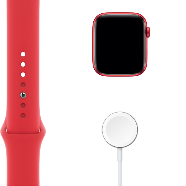 Refurbished Apple Watch series 6 | 44mm |  Aluminium Case Rouge | Rouge bracelet