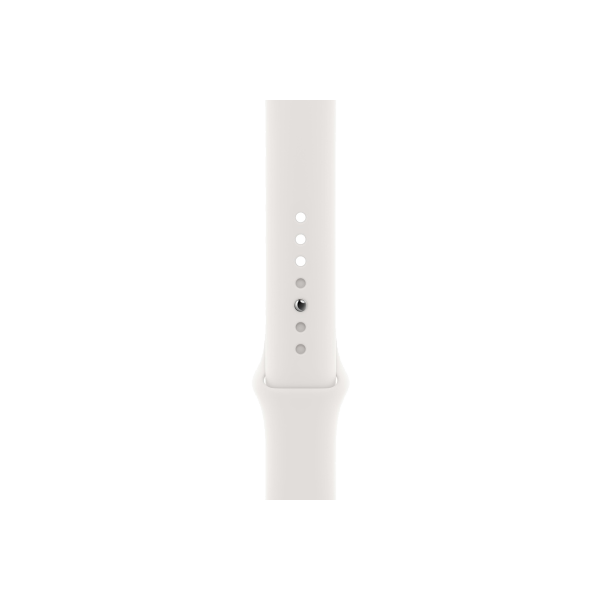 Refurbished Apple Watch Serie SE | 44mm | Aluminium Argent  | Bracelet Sport Blanc | GPS | WiFi
