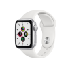 Refurbished Apple Watch Series SE | 40mm | Aluminium Argent | Bracelet Sport Blanc | GPS | WiFi + 4G