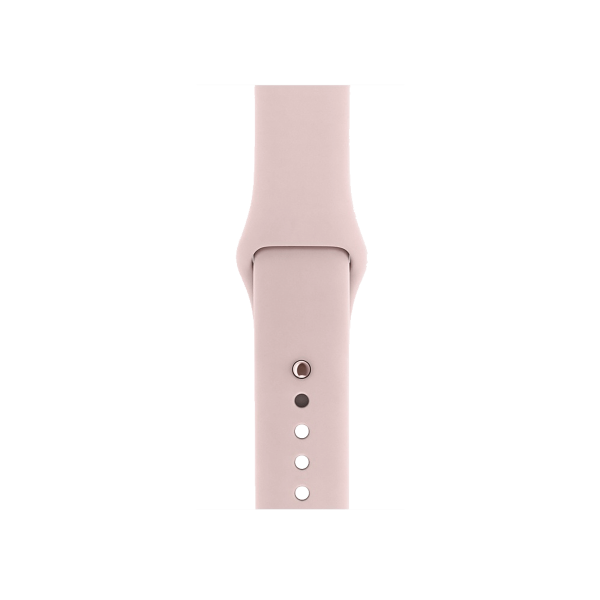 Refurbished Apple Watch Series 2 Boîtier en aluminium de 38 mm rose doré avec bracelet sport quartz rose