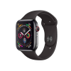 Apple Watch Serie 4 | 44mm | Aluminium Gris Sideral | Bracelet Sport Noir | GPS | WiFi