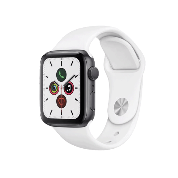 Refurbished Apple Watch Serie 8 | 45mm | Aluminium Case Gris sid&eacute;ral | Bracelet Sport Blanc | GPS | WiFi + 4G
