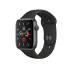 Apple Watch Series 5 | 44mm | Aluminium Gris Sideral | Bracelet Sport Noir | GPS | WiFi + 4G