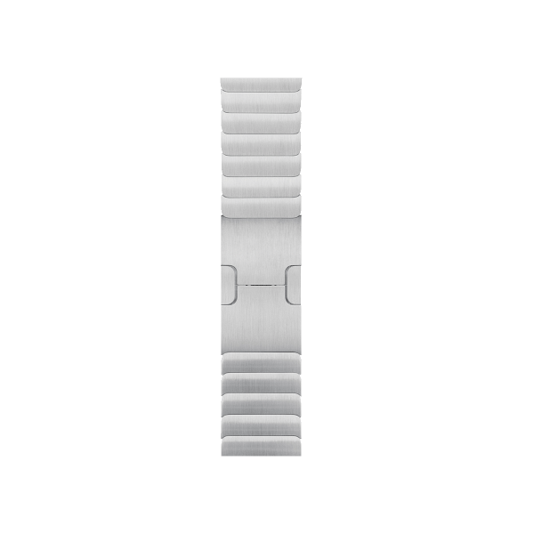 Refurbished Apple Watch Serie 5 | 44mm | Stainless Steel Argent | Bracelet à Maillons Argent | GPS | WiFi