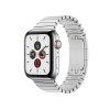 Refurbished Apple Watch Serie 5 | 44mm | Stainless Steel Argent | Bracelet à Maillons Argent | GPS | WiFi