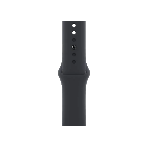 Refurbished Apple Watch Serie 5 | 44mm | Titanium Argent | Bracelet Sport Noir | GPS | WiFi + 4G