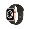 Refurbished Apple Watch Serie 6 | 40mm | Aluminium Or | Bracelet Sport Noir | GPS | WiFi
