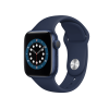 Refurbished Apple Watch Serie 6 | 40mm | Aluminium Bleu | Bracelet Sport Deep Navy | GPS | WiFi + 4G