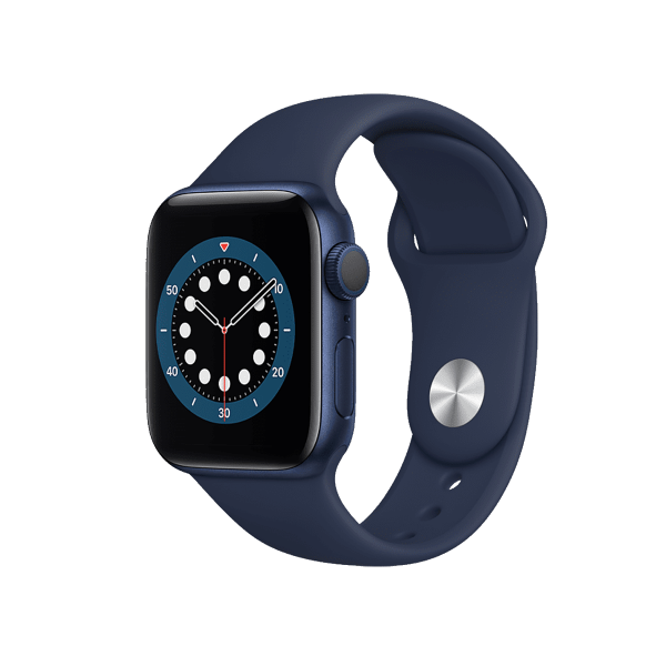 Refurbished Apple Watch Serie 6 | 40mm | Aluminium Bleu | Bracelet Sport Deep Navy | GPS | WiFi + 4G