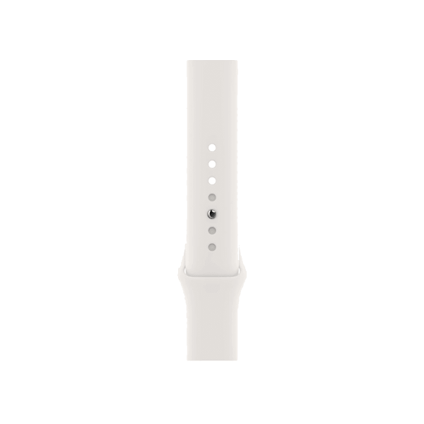 Refurbished Apple Watch Serie 6 | 40mm | Aluminium Or | Bracelet Sport Blanc | GPS | WiFi + 4G