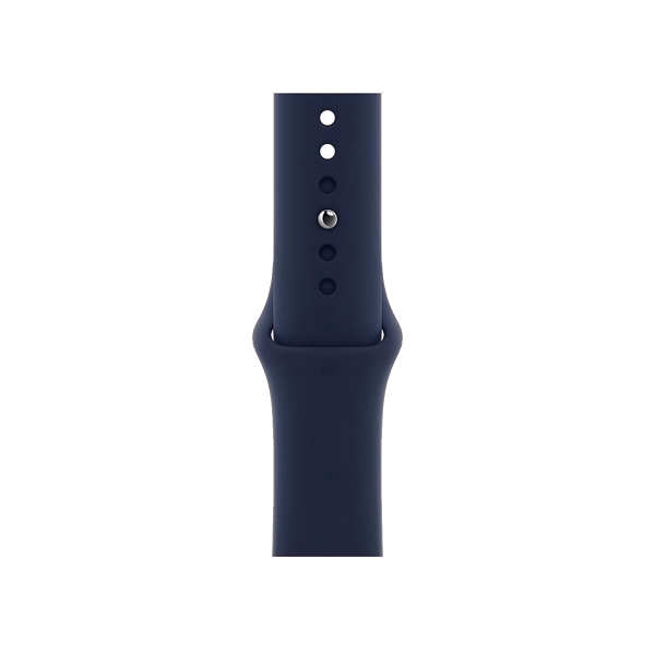 Refurbished Apple Watch Serie 6 | 40mm | Stainless Steel Or | Bracelet Sport Deep Navy | GPS | WiFi + 4G