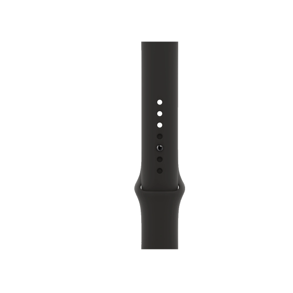 Refurbished Apple Watch Serie 6 | 44 mm | Aluminium Bleu | Bracelet Sport Noir | GPS | WiFi + 4G