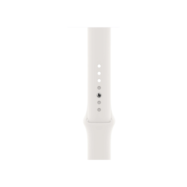 Refurbished Apple Watch Serie 6 | 44mm | Aluminium Case Or | Bracelet Sport Blanc | GPS | WiFi + 4G