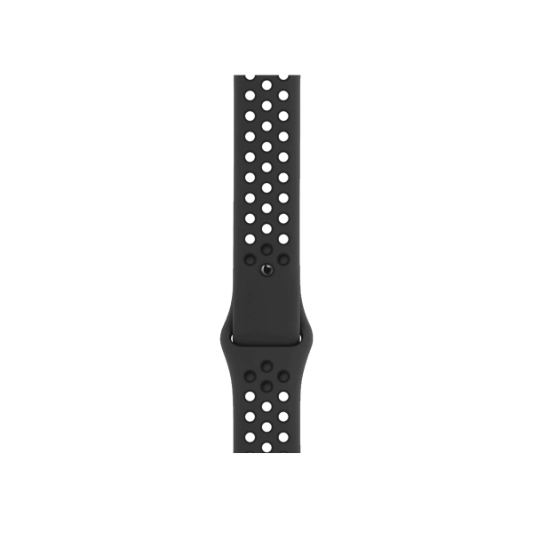 Apple Watch Serie 6 | 44mm | Aluminium Gris sidéral | Bracelet Sport Nike Noir | GPS | Wifi