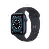 Refurbished Apple Watch Serie 6 | 44mm | Aluminium Bleu | Bracelet Sport Minuit Bleu | GPS | WiFi + 4G