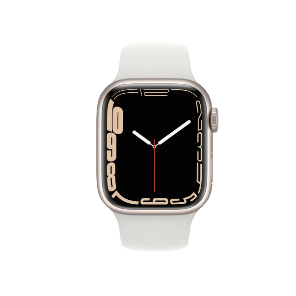 Refurbished Apple Watch Serie 7 | 41mm | Aluminum Starlight Blanc | Bracelet Sport Starlight Blanc | GPS | WiFi + 4G