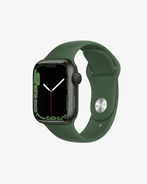 Apple Watch Series 7 | 41mm | Aluminium Vert | Bracelet Sport Vert | GPS | WiFi