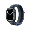 Refurbished Apple Watch Serie 7 | 41mm | Aluminium Minuit Bleu | Solo Loop Minuit/Eucalyptus | GPS | WiFi
