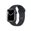 Apple Watch Series 7 | 41mm | Aluminium Case Middernacht Blauw | Blauw sportbandje | GPS | WiFi + 4G