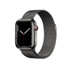 Apple Watch Series 7 | 41mm | Stainless Steel Case Grafiet | Grafiet Milanees bandje | GPS | WiFi + 4G