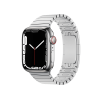 Refurbished Apple Watch Serie 7 | 41mm | Stainless Steel Argent | Bracelet à Maillons Argent | GPS | WiFi + 4G