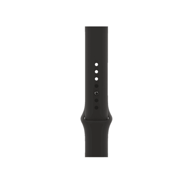 Refurbished Apple Watch Serie 7 | 41mm | Stainless Argent | Bracelet Sport Noir | GPS | WiFi + 4G