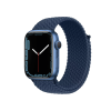 Refurbished Apple Watch Serie 7 | 45mm | Aluminium Bleu | Solo Loop Tressé Bleu | GPS | WiFi