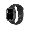 Refurbished Apple Watch Serie 7 | 45mm | Aluminum Bleu Minuit | Bracelet Sport Noir | GPS | WiFi + 4G