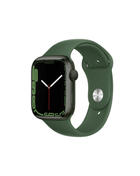 Apple Watch Series 7 | 45mm | Aluminium Case Groen | Groen sportbandje | GPS | WiFi