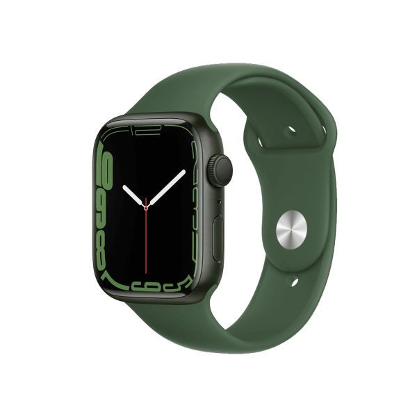 Apple Watch Series 7 | 45mm | Aluminium Vert | Bracelet Sport Vert | GPS | WiFi + 4G