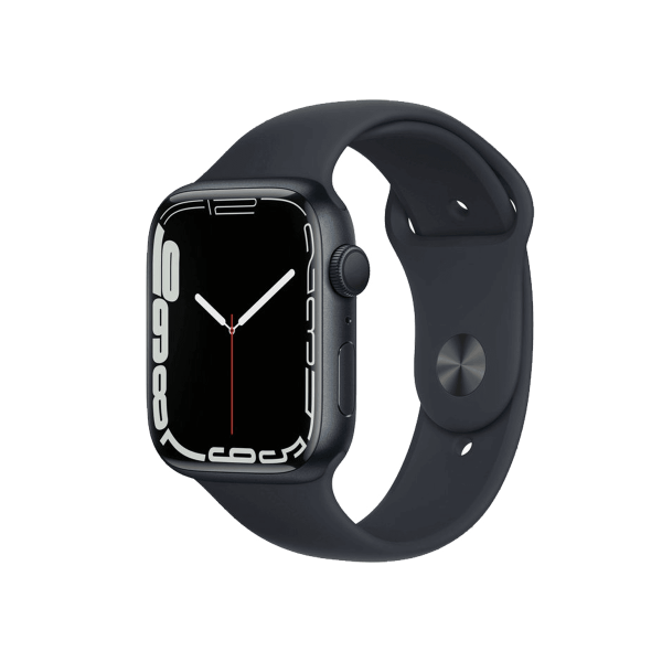 Refurbished Apple Watch Serie 7 | 45mm | Aluminium Minuit Bleu | Bracelet Sport Miniut Bleu | GPS | WiFi