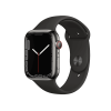 Refurbished Apple Watch Serie 7 | 45mm | Stainless Graphite | Bracelet Sport Noir | GPS | WiFi + 4G