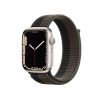 Refurbished Apple Watch Serie 7 | 45mm | Aluminium Starlight Blanc | Tornade/Gris Sport Loop | GPS | WiFi + 4G