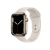 Refurbished Apple Watch Serie 7 | 45mm | Stainless Steel Or | Bracelet Sport Antique Blanc | GPS | WiFi + 4G