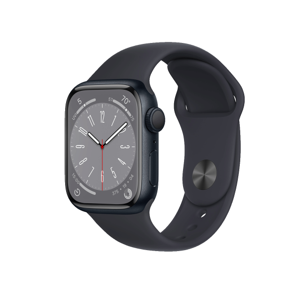 Refurbished Apple Watch Serie 8 | 41mm | Aluminium Bleu Minuit | Bracelet Sport Bleu Minuit | GPS | WiFi