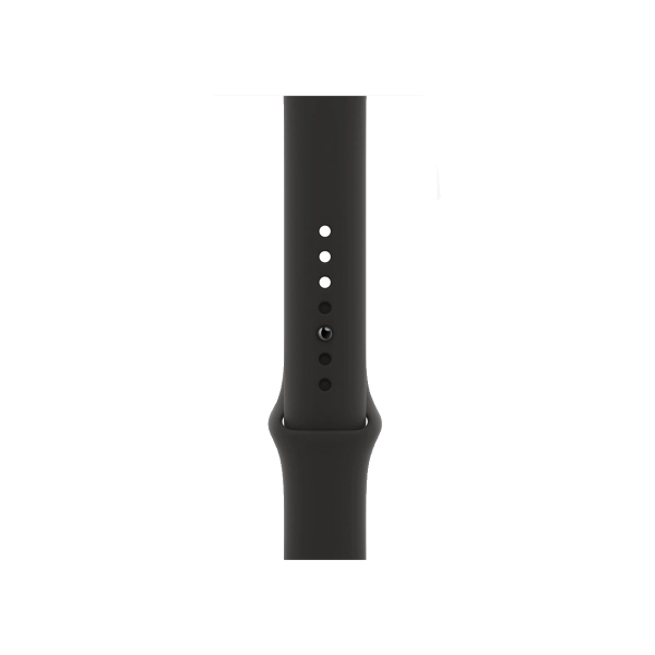 Refurbished Apple Watch Serie 8 | 45mm | Stainless Steel Argent | Bracelet Sport Noir | GPS | WiFi + 4G