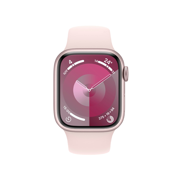 Refurbished Apple Watch Serie 9 | 41mm | Aluminium Rose | Bracelet Sport Rose M/L | GPS | WiFi