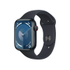 Refurbished Apple Watch Serie 9 | 45mm | Aluminium Minuit | Bracelet Sport Minuit M/L | GPS | WiFi + 4G