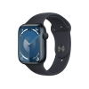 Refurbished Apple Watch Serie 9 | 45mm | Aluminium Minuit | Bracelet Sport Minuit S/M | GPS | WiFi