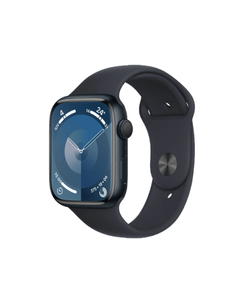 Refurbished Apple Watch Serie 9 | 45mm | Aluminium Minuit | Bracelet Sport Minuit M/L | GPS | WiFi