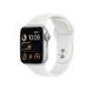 Refurbished Apple Watch Series SE 2022 | 40mm | Aluminium Argent | Bracelet Sport Blanc | GPS | WiFi