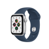 Apple Watch Series SE | 40mm | Aluminium Case Zilver | Blauw sportbandje | GPS | WiFi